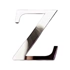 アクリル ミラー アルファベット ウォールステッカー シール 3D 立体 1文字 組み合わせ 大文字 英字 壁飾り 貼る デコレーション 鏡 壁 DIY インテリア 部屋 リビング おしゃれ (Z)