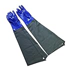 [ZERONOWA] ロング 手袋 厚手 長手袋 作業用 防水 防寒 サンドブラスト 防護手袋 (Aタイプ)