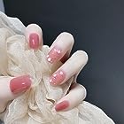 24枚入り ジャパニーズフラワーネイル 指先を春色に彩ってくれるふんわりピンク色の、この春イチオシ ネイルチップ