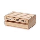 DEAN&DELUCA ウッドクレートボックス Sサイズ 収納ケース 木製 蓋つき シンプル 17×22.5×9cm