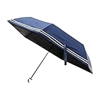 アイモハ uvカット 日傘 折りたたみ 晴雨兼用 傘 レディース 雨傘 軽量 コンパクト 超mini シンプル UVカット99% 折りたたみ傘(ネイビー)