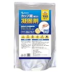 Across カップ麺 凝固剤 ラーメン 食べ残し 固めて可燃物ごみとして捨てられる (大(100包), 100)