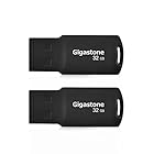 GIGASTONE V70 32GB USBメモリ USB2.0 メモリスティック データ バックアップ 2個セット 2-Pack