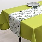 テーブルランナー ラミネート 防水 北欧 テーブルセンター 100cm 拭ける オリーブ グリーン スタイルデコール W2701900
