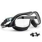 Swim Goggles No Leaking Anti-Fog Pool Goggles Swimming Goggles for Adult Men Women Youth, UV Protection 180° Clear Vision