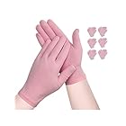 Donfriおやすみ手袋高弾性保湿手袋検査作業綿手袋手のケア手袋肌荒れ肌を保護するピンク 6双組