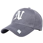 [Astarz] キャップ メンズ レディース シンプル N刺繍 帽子 コットン 紫外線対策 軽量 ワッペン ロゴ マーク 野球帽 調節可能 カジュアル ゴルフ 旅行 つば付き帽子 アウトドア ベースボールキャップ 男女兼用