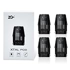 【正規品】ZQ XTAL/XTAL SE エクスタル 交換用 POD カートリッジ 1.2 Ω 1.8ml ニコチンなし(４個)