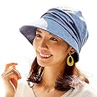 アイメディア キャスケット 帽子 レディース つば広帽子 ハット 紫外線対策 紫外線カット おしゃれ 春夏 小顔魅せUVキャスケット帽子 ブルー