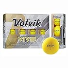 ボルビック 2022年 Volvik ゴルフボール VIVID 22 イエロー 1ダース(12個入)