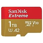 SanDisk microSDXC UHS-I カード 1TB Extreme 超高速タイプ（読込最大190MB/s 書込最大130MB/s）サンディスク エクストリーム SDSQXAV-1T00-GN6MN 海外パッケージ品