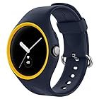 Caseology Pixel Watch (2022) 対応 ケース 衝撃吸収 ポップデザイン ワイヤレス充電対応 ナノポップ - ブルーベリーネイビー