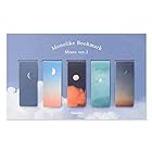 モノライク マグネット式 しおり つき Moon Ver.2 Bookmarks 5個 セットマグネットブックマーク