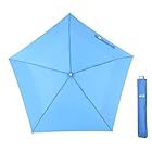 Waterfront 折りたたみ傘 日傘兼用雨傘 5スタースリムUV ブルーB 50cm 細さと軽さを追求 UVカット 90% ユニセックス U350-0010BL2-B2