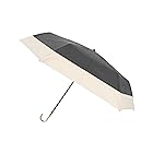 [神戸レタス] 晴雨兼用UVカットバイカラーミニ傘 [J1041] フリー ブラック