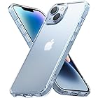 【Ringke】iPhone14ケース 6.1インチ 2022 [ストラップホール付き] 半透明 サラサラ マット TPU+ポリカーボネートハイブリッド 米軍MIL規格取得 アイフォン14 - Fusion (マットクリア Matte Clear