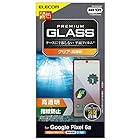 エレコム Google Pixel 6a ガラスフィルム 硬度10H 強化ガラス採用 光沢 指紋認証対応 指紋防止 皮脂防止 エアーレス クリア PM-P221FLGG