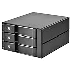 SilverStone 3.5インチSAS 12G / SATA 6 Gbit/s HDD*3 リムーバブルケース SST-FS303-12G