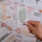 DIVERSEBEE インスピレーションを与える祈りのカード 60枚のユニークな聖書の言葉カード アソートミニ聖書カード 励ましのモチベーションカード キリスト教聖書ギフト (水彩)