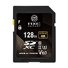 AXE SDカード V60 UHS-II 128GB 転送速度245MB/s 4K UHD動画対応 PROFESSIONAL GRADE SDXC カメラ PRO メモリーカード【アクスメモリ Amazon.co.jp限定】