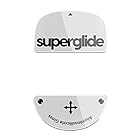 Superglide マウスソール for Vaxee XE マウスフィート [ 強化ガラス素材 ラウンドエッヂ加工 高耐久 超低摩擦 Super Smooth ] - White