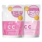 SIRTFL CC シャンプー & トリートメント 詰め替え 各320ml モイスト セット [ ローズ ＆ シトラスの香り ]/ サートフル レチノール ビタミンC スクワラン ビタミンE 潤い リフィル /