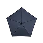 アンベル(Amvel) 折りたたみ傘 雨用 丈夫な傘 折りたたみ 耐風 雨用 風に強い 雨傘 軽量 pentagon67 ブルーナイト 67g