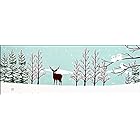 染の安坊 手ぬぐい「雪降る季節 昼」 本染め 綿100% 特岡 日本製 35cm×100cm