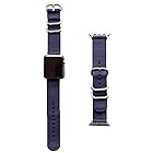 BAMBI バンビ Apple Watch バンド ナイロン ネイビー 対応サイズ 42/44/45 mm RWG034D