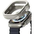 【Ringke】Apple Watch Ultra/Ultra 2 用 ケース 保護 カバー ソフト TPU スリム 超薄型 変色防止 Smartwatch スマートウォッチ ケース Air Sports (ウォームグレー)
