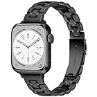 [Aniaboho] コンパチブル Apple Watch バンド41mm 40mm 38mm アップルウォッチバンド Apple Watch series 8/7/6/SE/5/4/3/2/1 男性女性向けのiWatchバンド ステンレスバンド