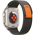 トレイルループ Apple Watch Ultra バンド 49mm アップルウォッチ スポーツバンド 交換ベルト 軽量 伸縮ソフト 快適 iwatch Apple Watch Series SE/8/7/6/5/4/3/2/1 42mm 44m