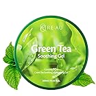 レアウ アロエジェル スージングジェル 保湿 アロエ ビタミン ジェル 全身 緑茶ジェル RE:AU Soothing Gel Aloe Vitamin Green Tea 95% 300ml (緑茶 Green tea)