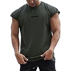 [Anmur] メンズ tシャツ 半袖 トレーニングウェア 吸汗速乾 インナー トップス ジム 筋トレ フィットネス ルーズフィット ダークグレーL