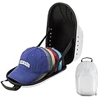 [ProCase] 帽子 収納ケース、キャップ コレクション 野球帽バッグ 硬質EVA素材 耐水 型崩れ防止 6-7個収納可能 携帯便利（グレー） Free Size