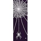 染の安坊 手ぬぐい「蜘蛛 紫」 本染め 綿100% 特岡 日本製 35cm×100cm