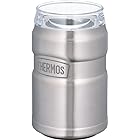 サーモス アウトドアシリーズ 保冷缶ホルダー 350ml缶用 2wayタイプ ステンレス ROD-0021 S
