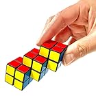 【立体ミニキューブ】 3連 キューブ 2×2 回転なめらか コンパクト 立体パズル 3Dパズル ルービック 高難易度 (3連)