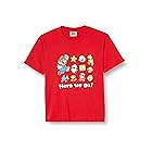 [スーパーマリオ] Tシャツ マリオ グッズ キャラクター キッズ HERE WE GO ヨッシー ルイージ 子供服 レッド
