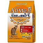 オールウェル（AllWell） キャットフード ドライ 早食いが気になる猫用 チキン味 吐き戻し軽減 1.5kg 国産 ユニチャーム