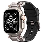 Apple Watch2 バンド Apple Watch Ultra 49mm ナイロン ファブリック 速乾 簡単装着 調節可能 ベルクロあり 軽量 耐久性 スポーツバンド Series 9/8/SE2/7/6/SE/5/4/3/2/1 45mm