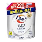 【Amazon.co.jp限定】【大容量】デカラクサイズ アタックZERO 洗濯洗剤 液体 アタック液体史上 ?最高の清潔力。菌の隠れ家蓄積0へ つめかえ用2200ｇ