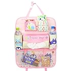 BONHEUR PLUIE シートバックポケット 収納ポケット ドリンクホルダー ティッシュ 子供用