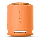 ソニー ワイヤレススピーカー SRS-XB100：クリアな と重低音再生/防水・防塵対応 IP67/ロングバッテリー内蔵 約16時間/ハンズフリー通話対応/ステレオペア機能搭載/USB Type-C充電 オレンジ SRS-XB100 DC