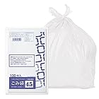 紺屋商事 ゴミ袋 白色半透明 45L×100枚 リサイクル原料使用 厚さ0.012mm 横65cm 縦80cm 乳白半透明