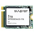 SUNEAST 1TB NVMe SSD M.2 2230 PCIe Gen 4×4 最大読込: 5,000MB/s 最大書き：4,500MB/s Steam Deck Microsoft Surface 対応 SE900GEN423-1T
