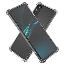 Hy+ Xperia1 V 耐衝撃 ケース SO-51D SOG10 カバー ストラップホール 米軍MIL規格 クリア 衝撃吸収ポケット内蔵 TPU ケース