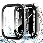 [ILYAML] 【2023冬強化版】 for Apple Watch ケース Apple Watch ケース 対応 IP68完全防水 バンド 水泳・スポーツ専用 防水ケース 3D直角エッジデザイン Apple Watch Series6/SE2