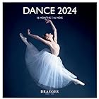 ドレジャー 2024年 ラージカレンダー DANCE 壁掛け ダンス 踊り スケジュール 写真 祝日シール calendar