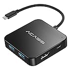 USB Cハブ マルチポートUSB Type-Cハブ 4K HDMI付き 電力供給 100W | USB 3.0ポート3個 | Type-C 3.0ポート1個 | USBスプリッターアダプター MacBook、Mac Mini、Surface P